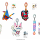 Concept art for Overwatch 2 charms players can display on their weapons.